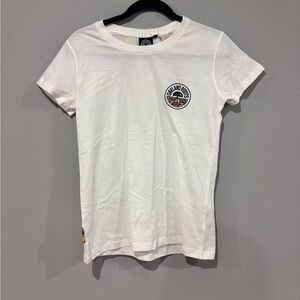 Oakland Roots White T-Shirt with Graphic Patch